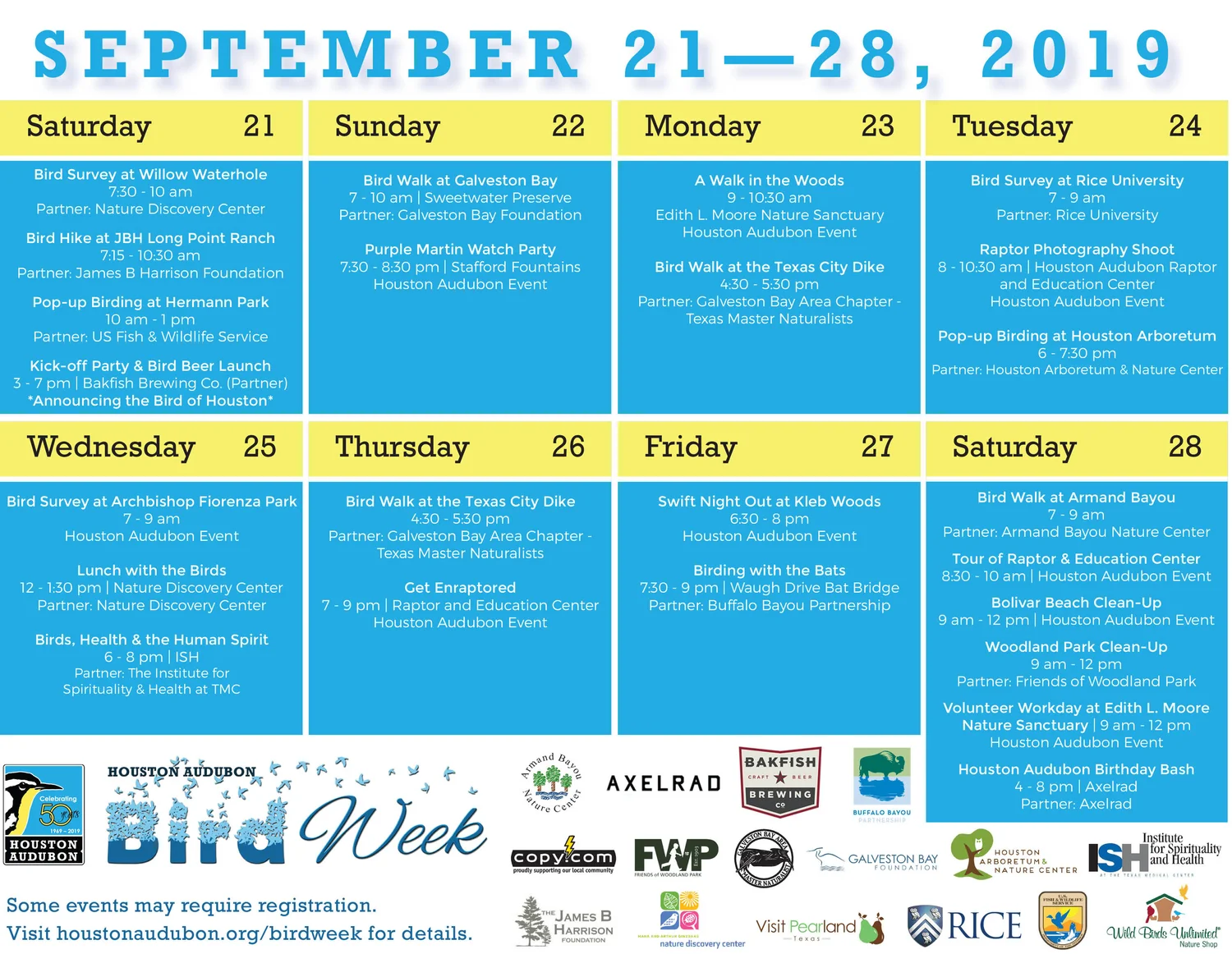 FWP Partners with Houston Audubon Society in the First Ever Houston ...