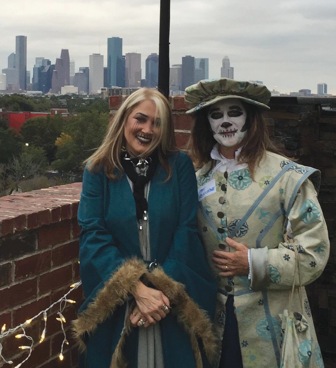  Jayne Porter &amp; Pat Rutledge in most impressive costumes made by Terry Tiemann. 