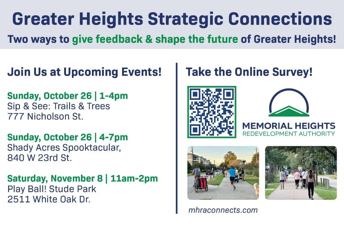 An Update From Memorial Heights Redevelopment Authority