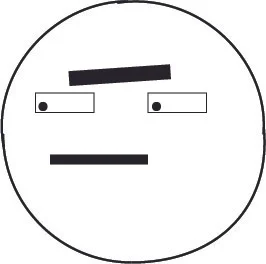 Fat peeved circle