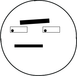 Fat peeved circle
