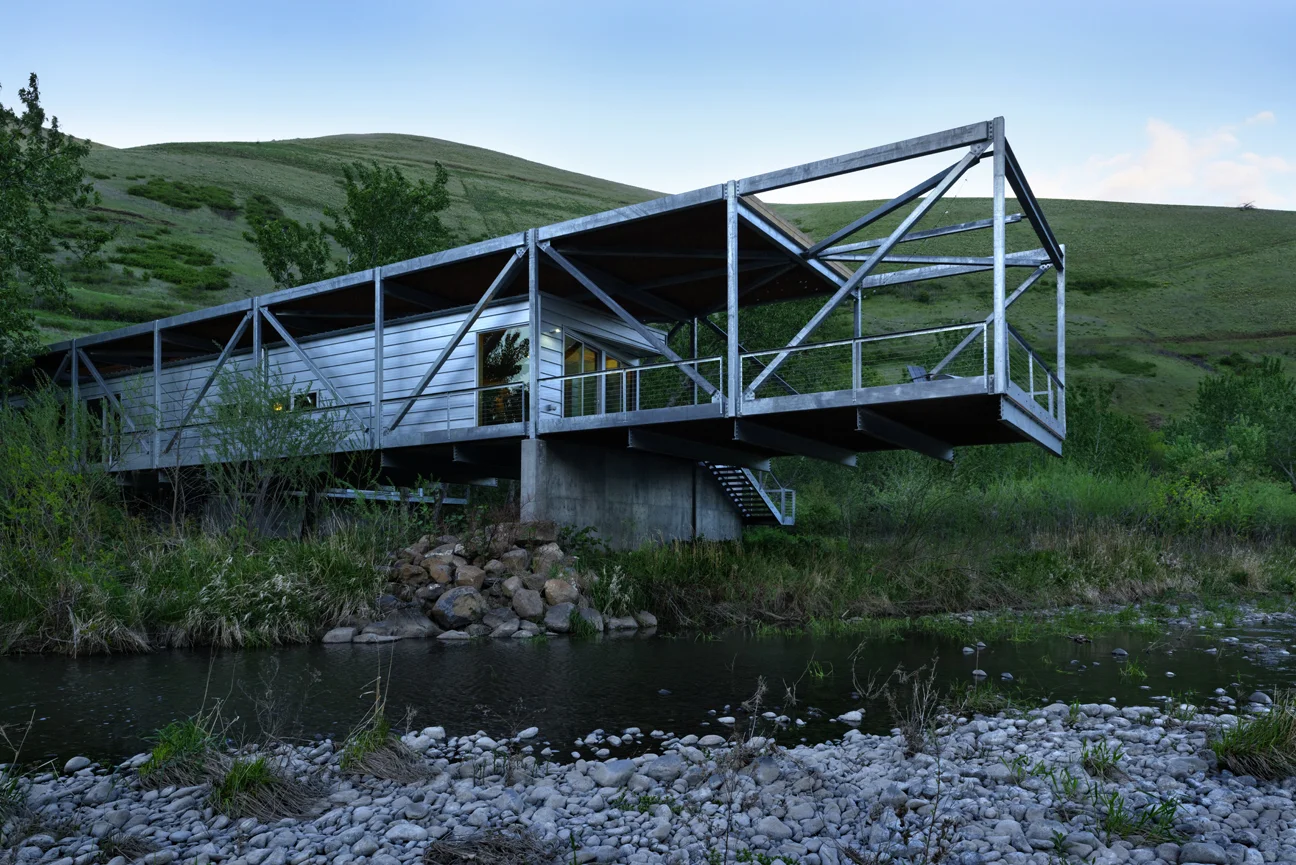 The Flood Plain House Potlatch River, Idaho