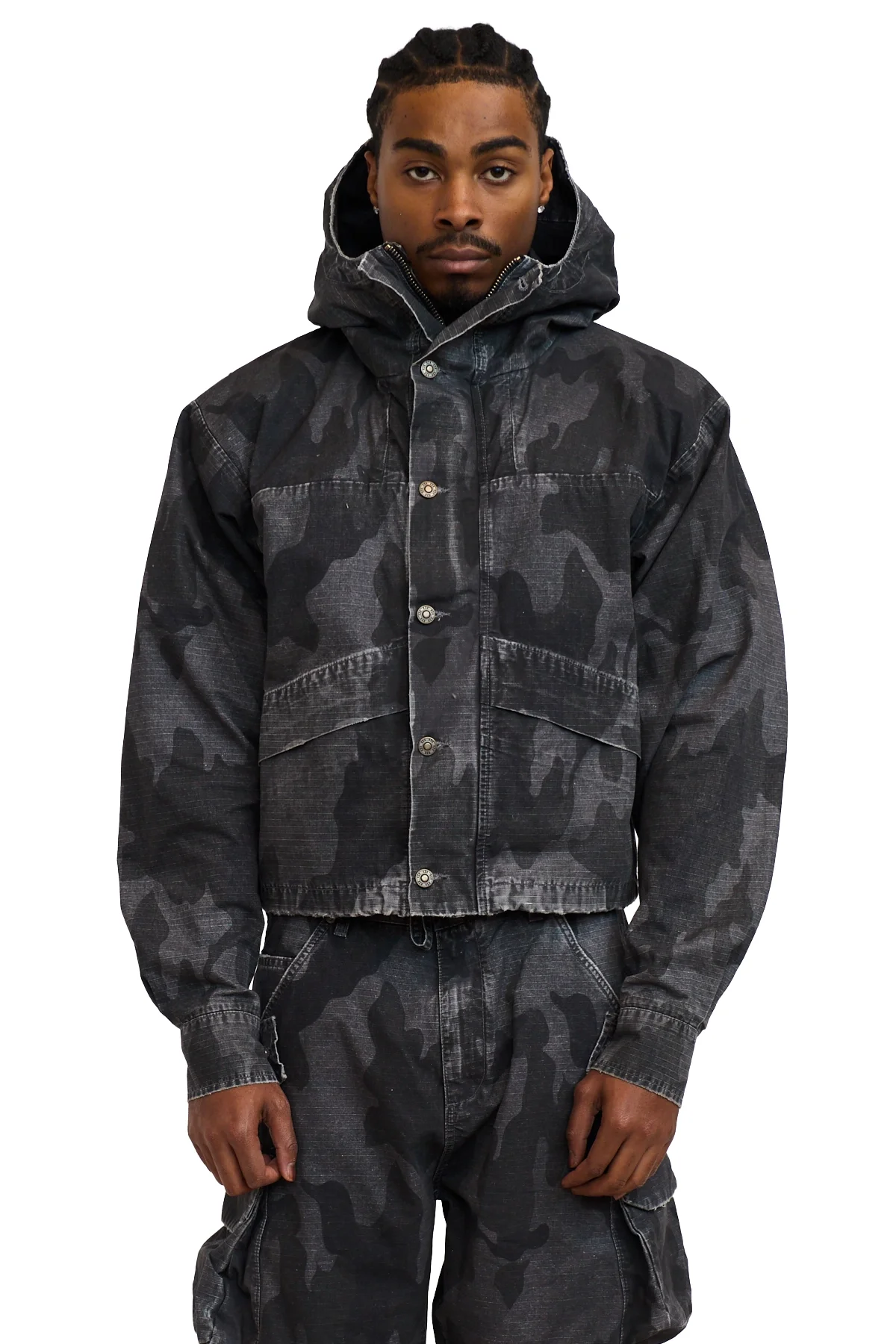 424 CROPPED PARKA Size 48 BLACK.webp