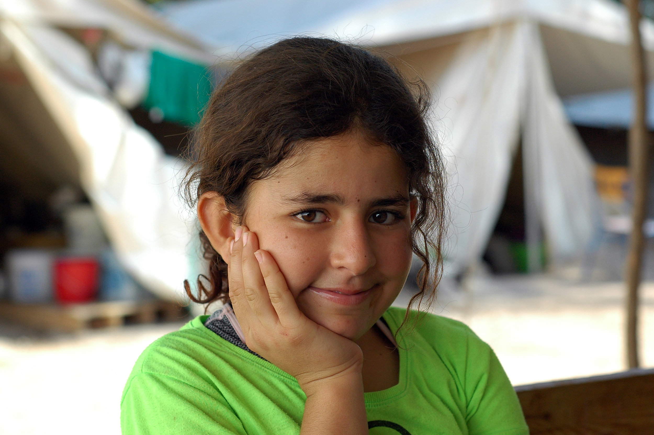 Berivan, 12, from Kobane, Syria