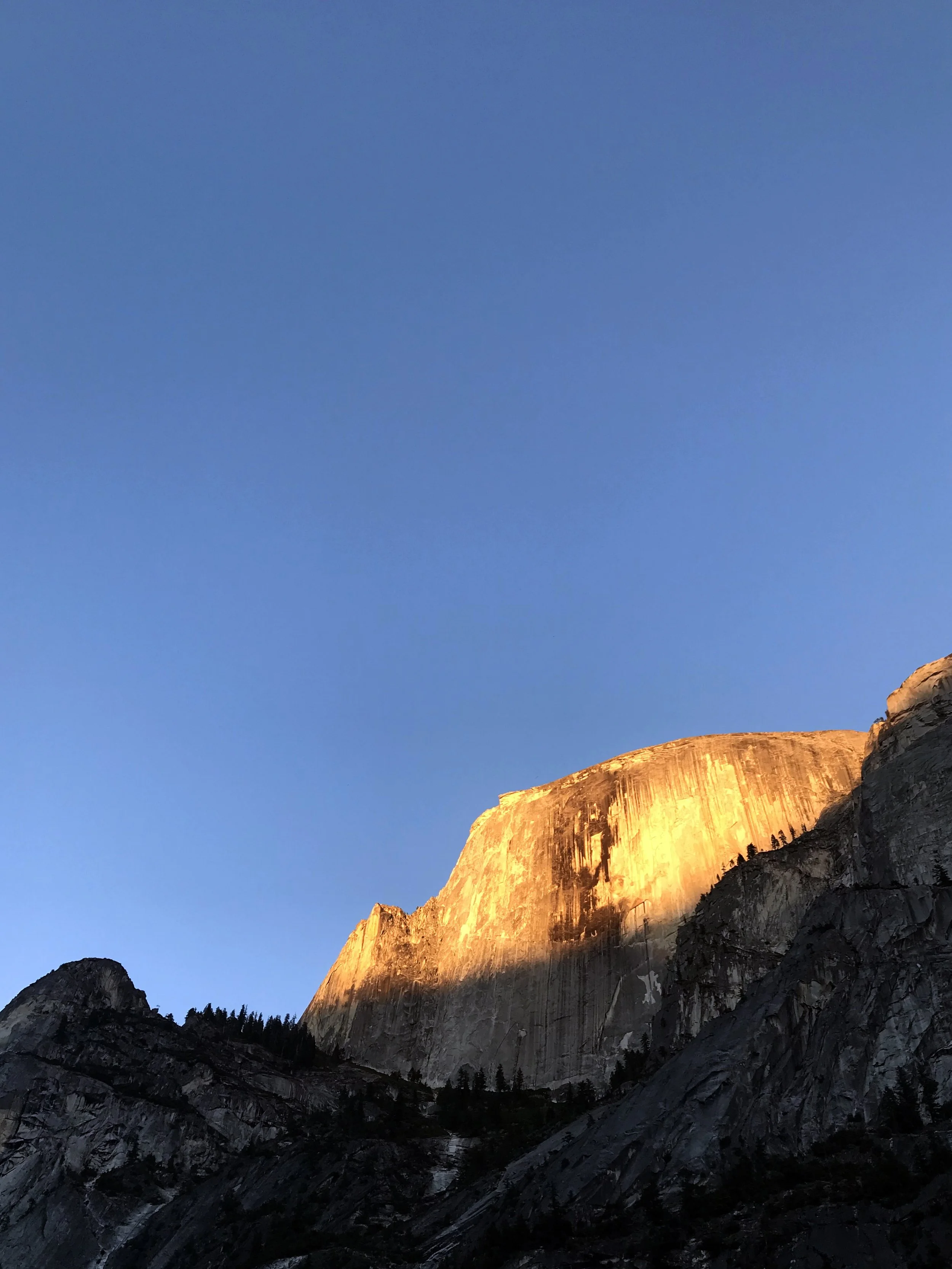  Half Dome Sunset. Yosemite National Park 