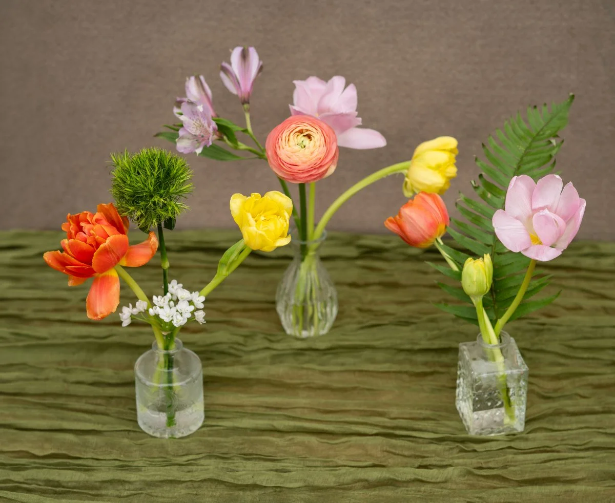 The Spring Bud Vase Trio