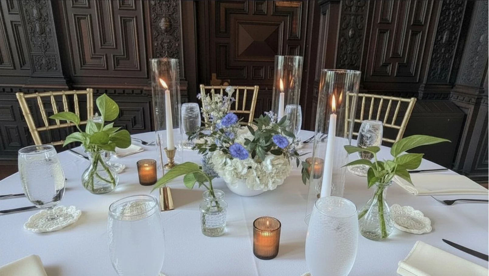 Wedding reception table with a personal touch - Branford House 2026