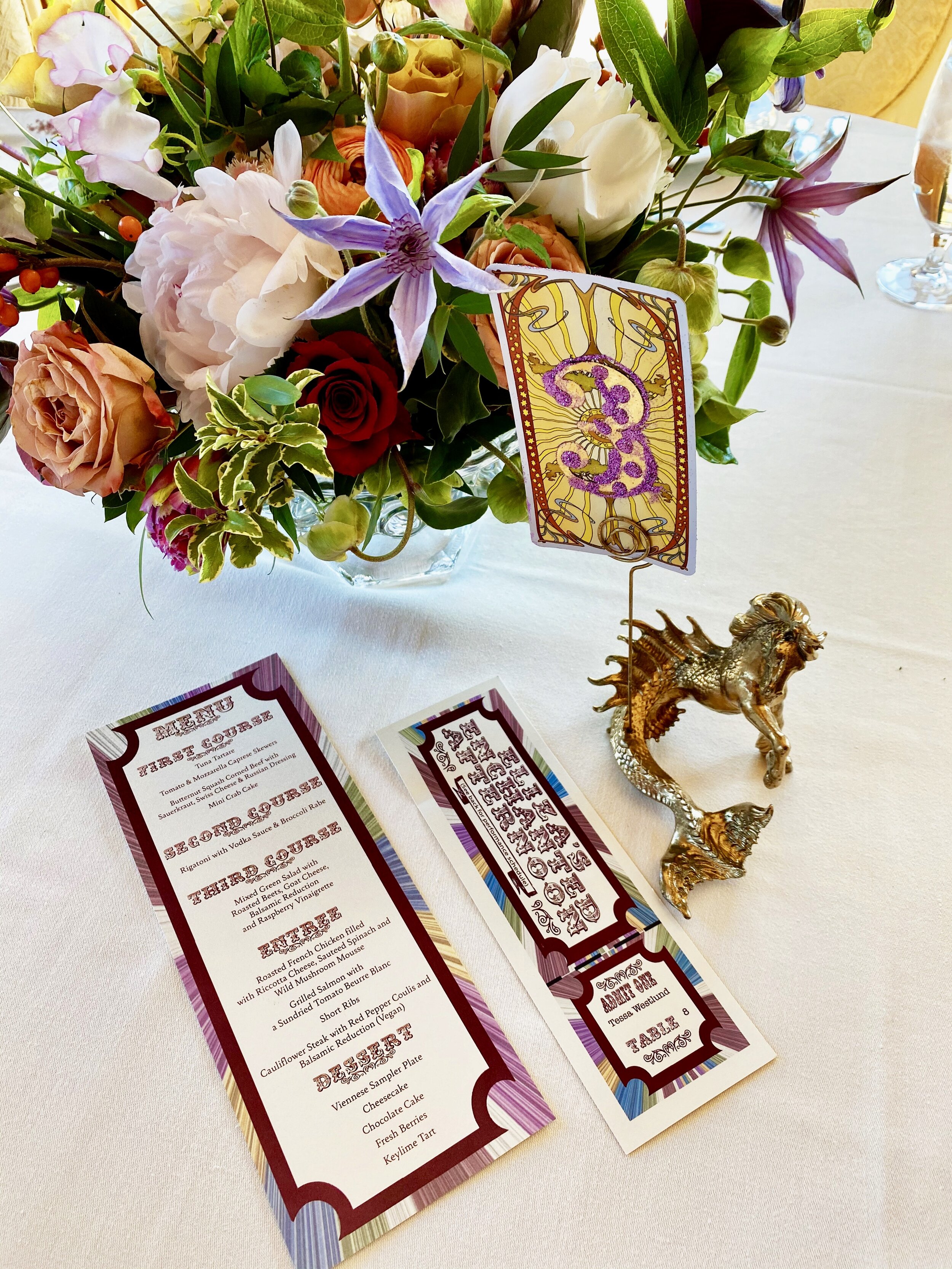 Event Florals and Print Materials