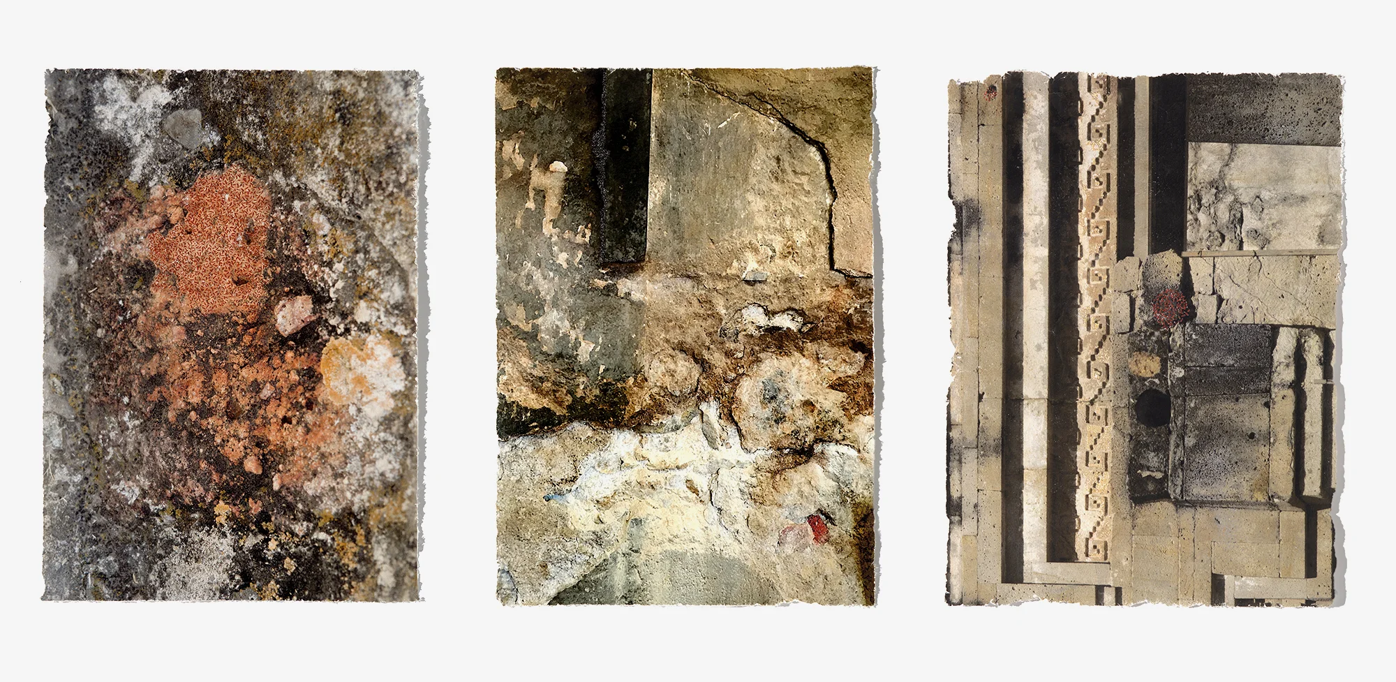 wall constructions - triptych, 2018
