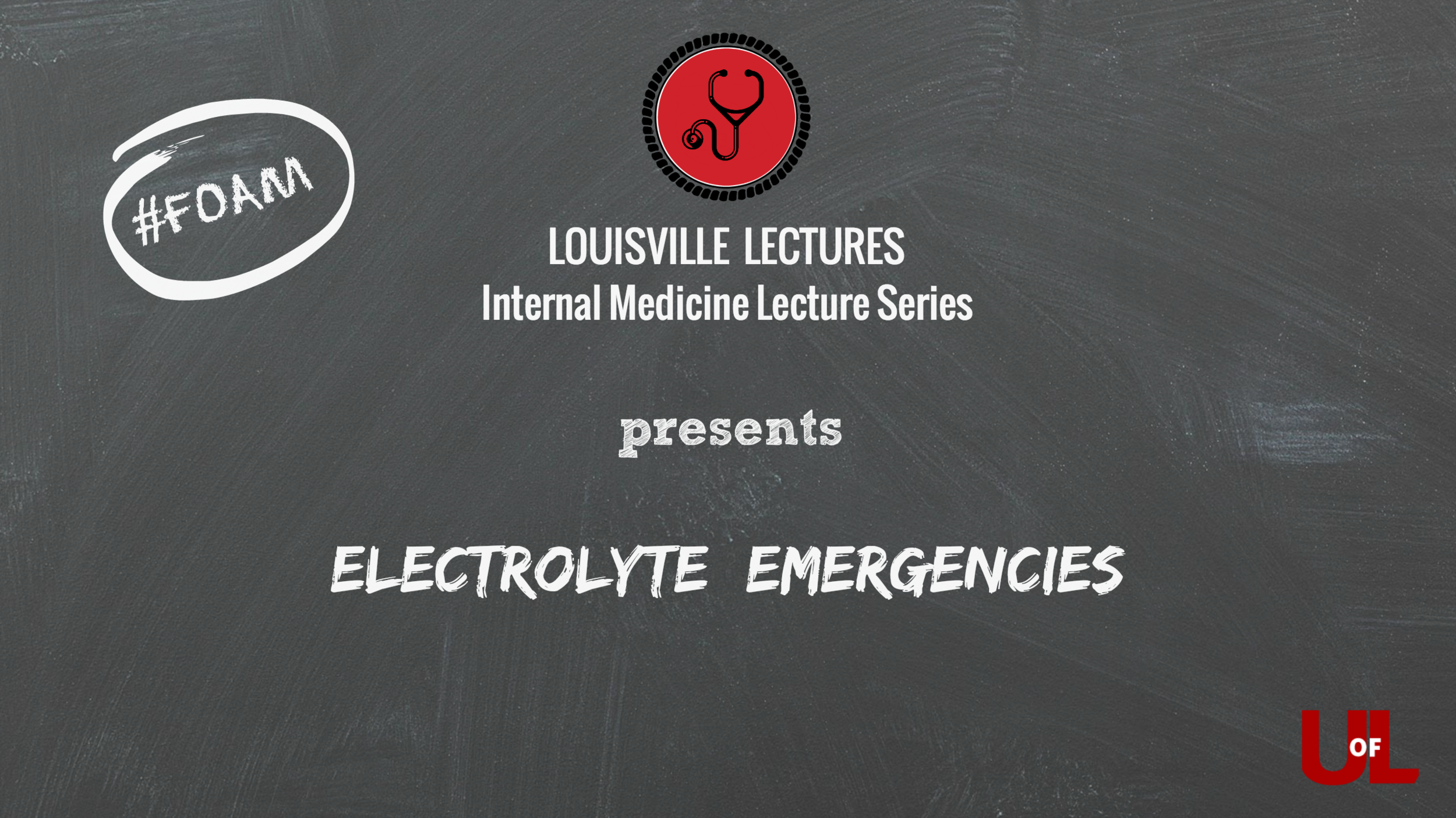 Electrolyte Emergencies with Dr. Lederer
