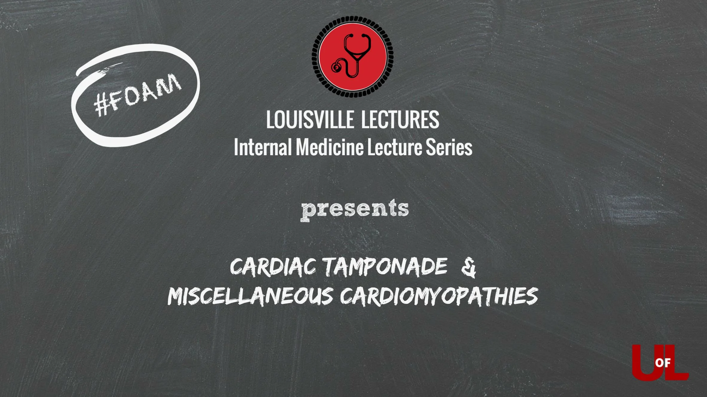 Cardiac Tamponade And Miscellaneous Cardiomyopathies with Dr. Brown
