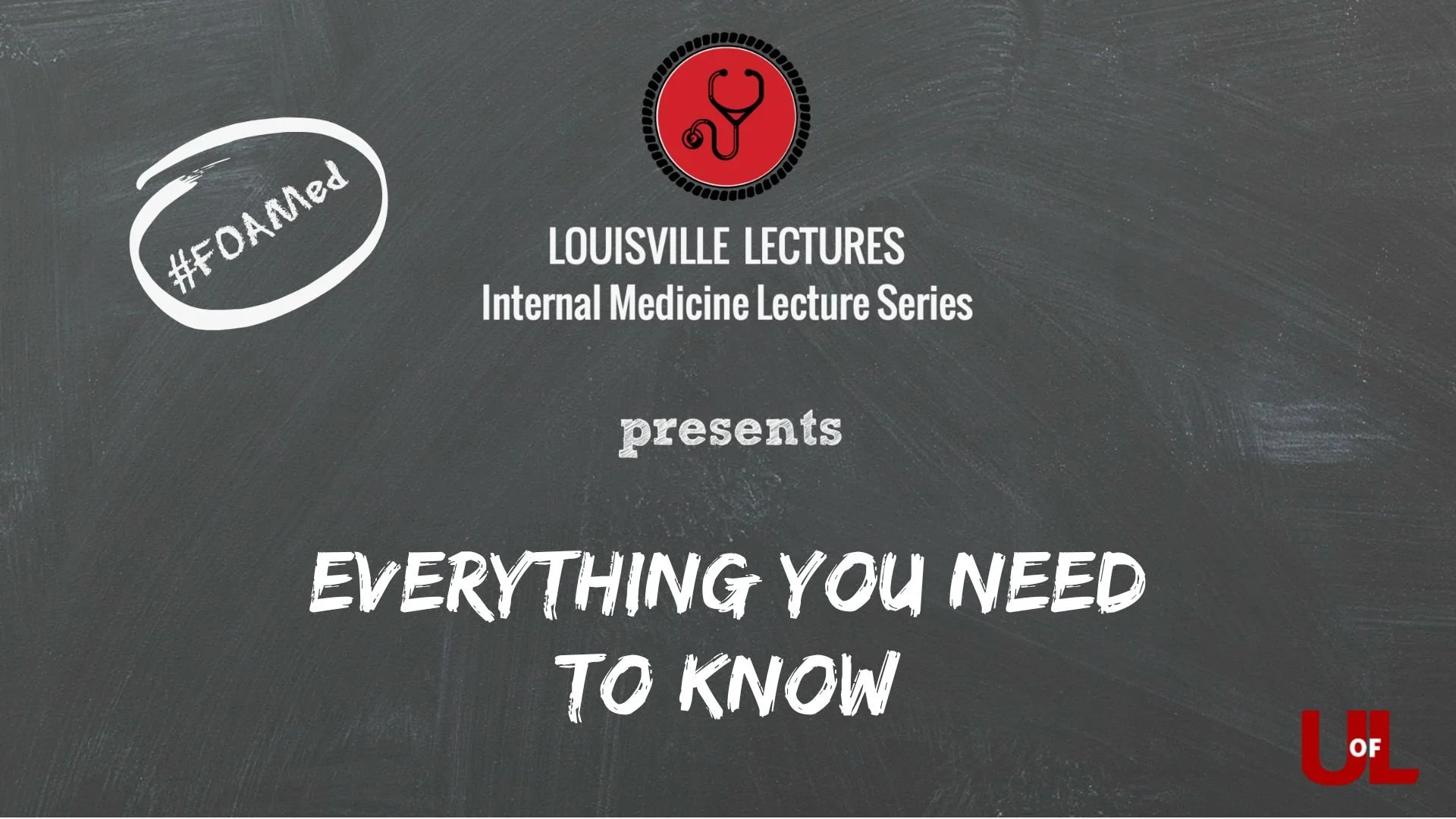 All you need to know about louisville lectures