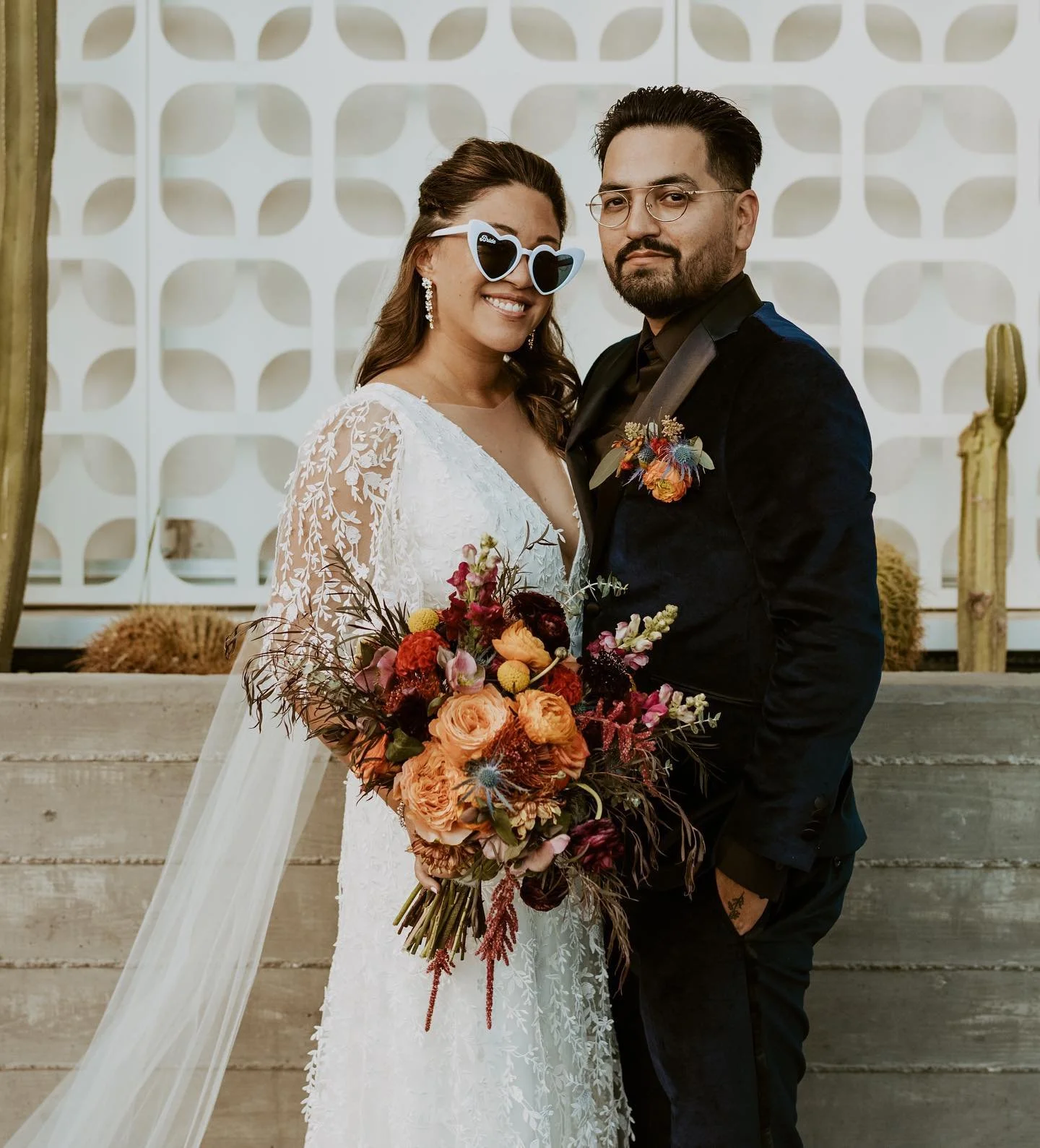 I’ve been holding on to these for a while. honored to design for daniel + erin’s special weekend. the color palette is just too good 🧡 xoxo