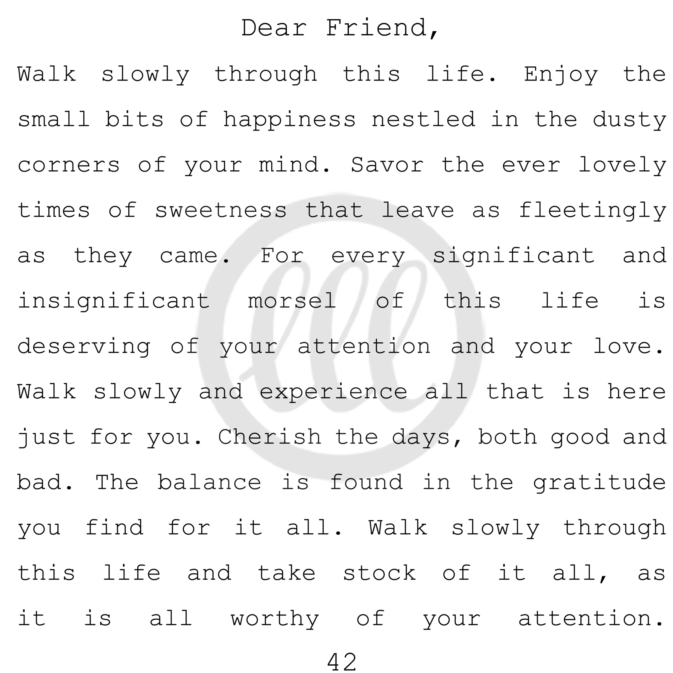 The Love Letter Library Welcome