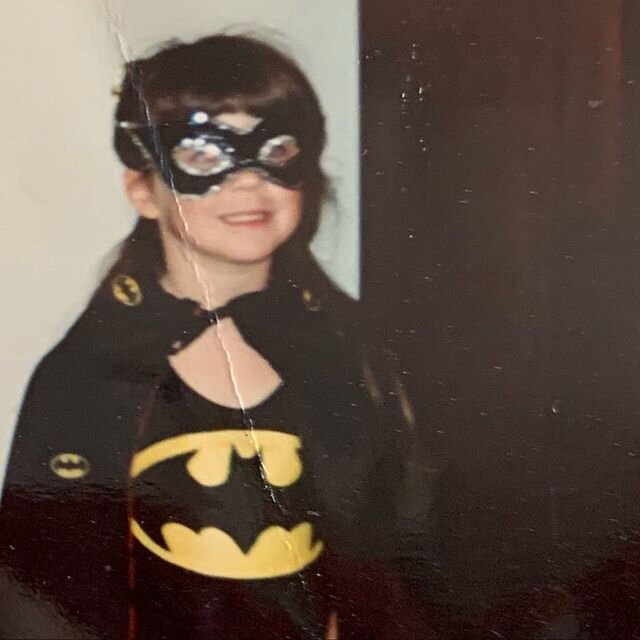 This is me dressed up as Batgirl for Halloween when I was kid. Even then I was down to make the world a better place.

Batgirl Nicole double dog dares you to go do something outside of your bubble this weekend. Go meet someone new. Go try a new food.