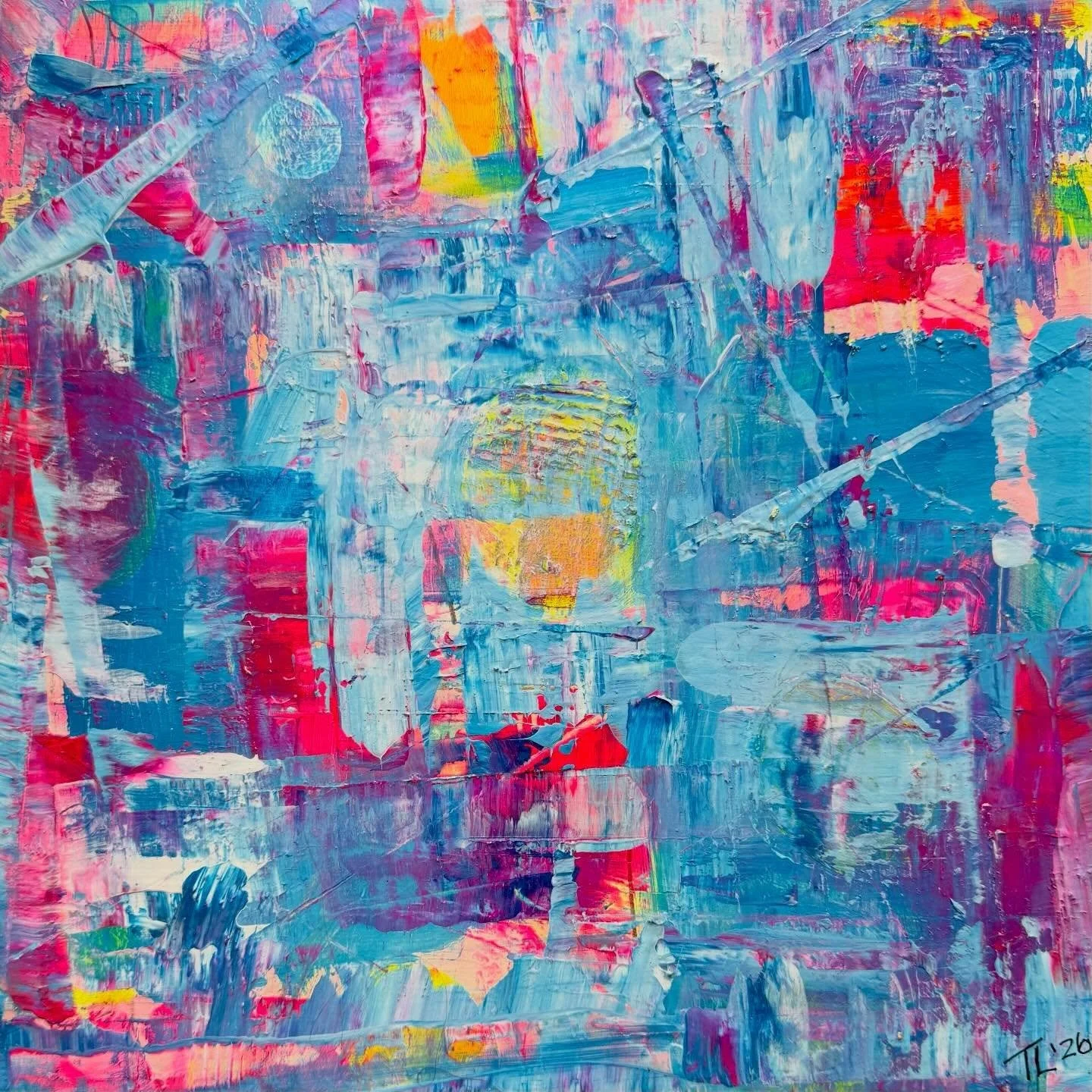 Love in pieces #art #abstractart #contemporarypainting #artofinstagram #frenchplanetstudio