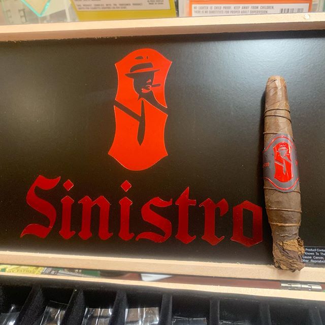 This unique cigar shape, called Scala, is available in the Sinistro and Last Cowboy cigars. 
Notice the shaggy foot and &ldquo;rope&rdquo; of tobacco wrapped around the cigar. 
If you&rsquo;re looking for something new to smoke or striking to give as