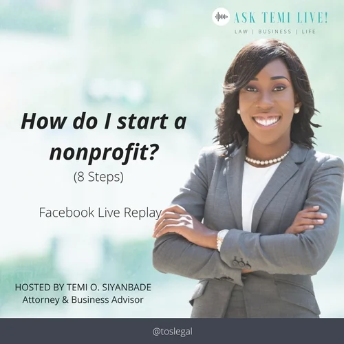 ASK TEMI LIVE! How do I start a nonprofit in Texas? (8 Steps)