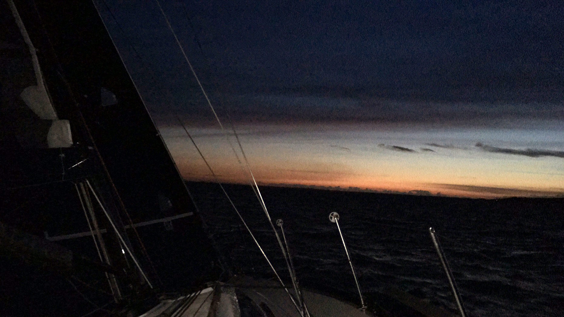 "I had too much adrenaline to get sleepy; too much competition to relax. I made five spinnaker changes on a tight reach between midnight and 0600, all that moving around kept me awake," said Stefan Voss, skipper of the X332 DOGMATIX.