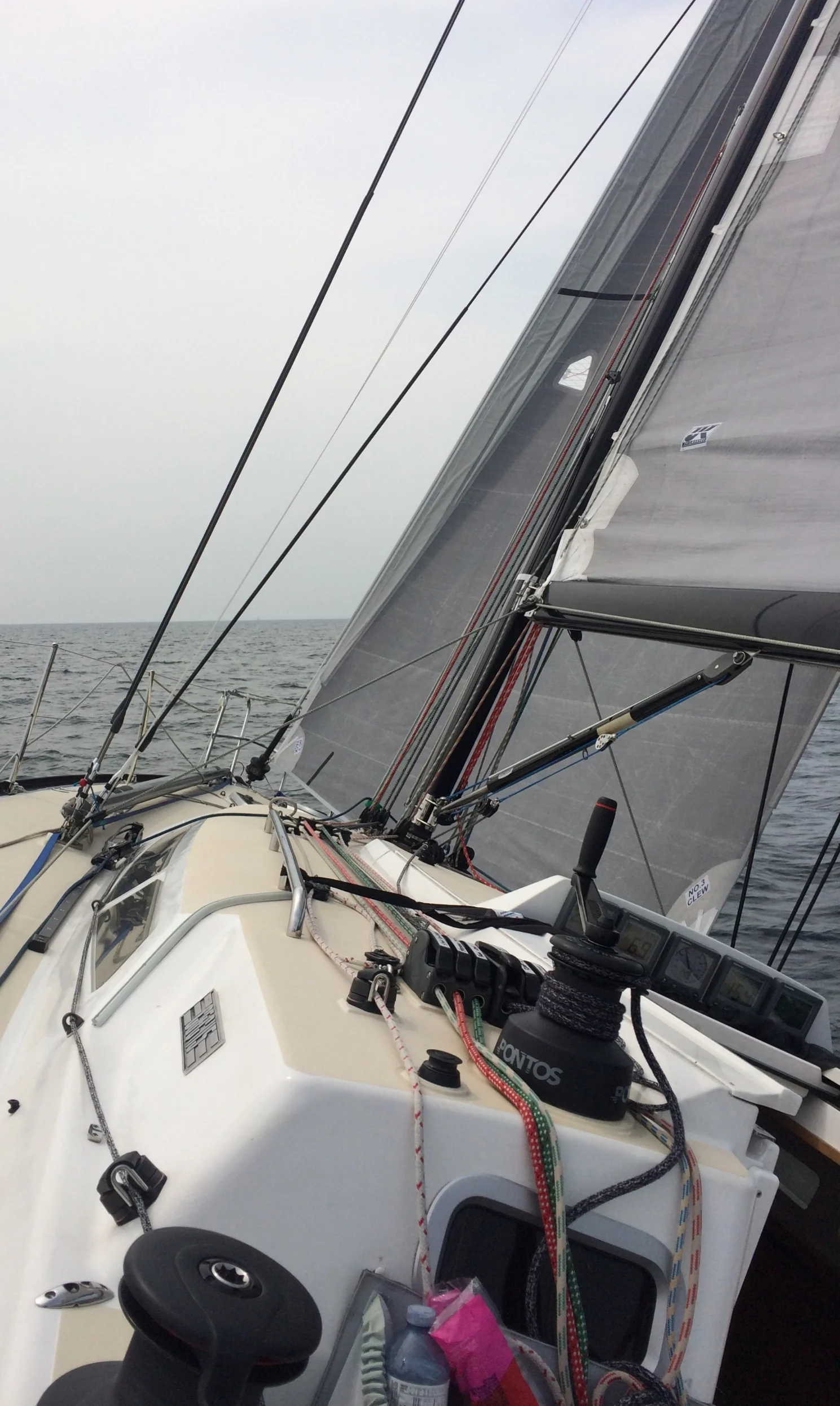 A C&C 115 Titanium main and genoa with grey taffeta.