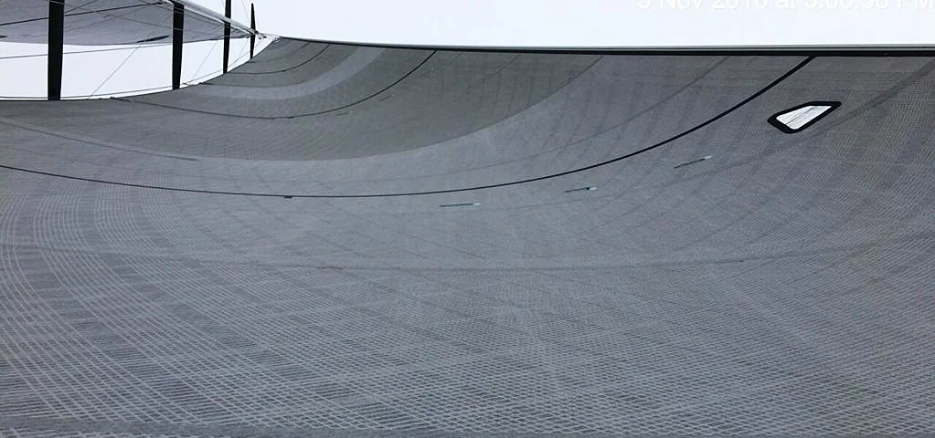 A test X-Drive Endure sail on the Reichel Pugh 77 JELIK. The Endumax filaments are white.