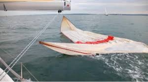 A spinnaker in the water has a good chance of ending badly. Yachting World photo.