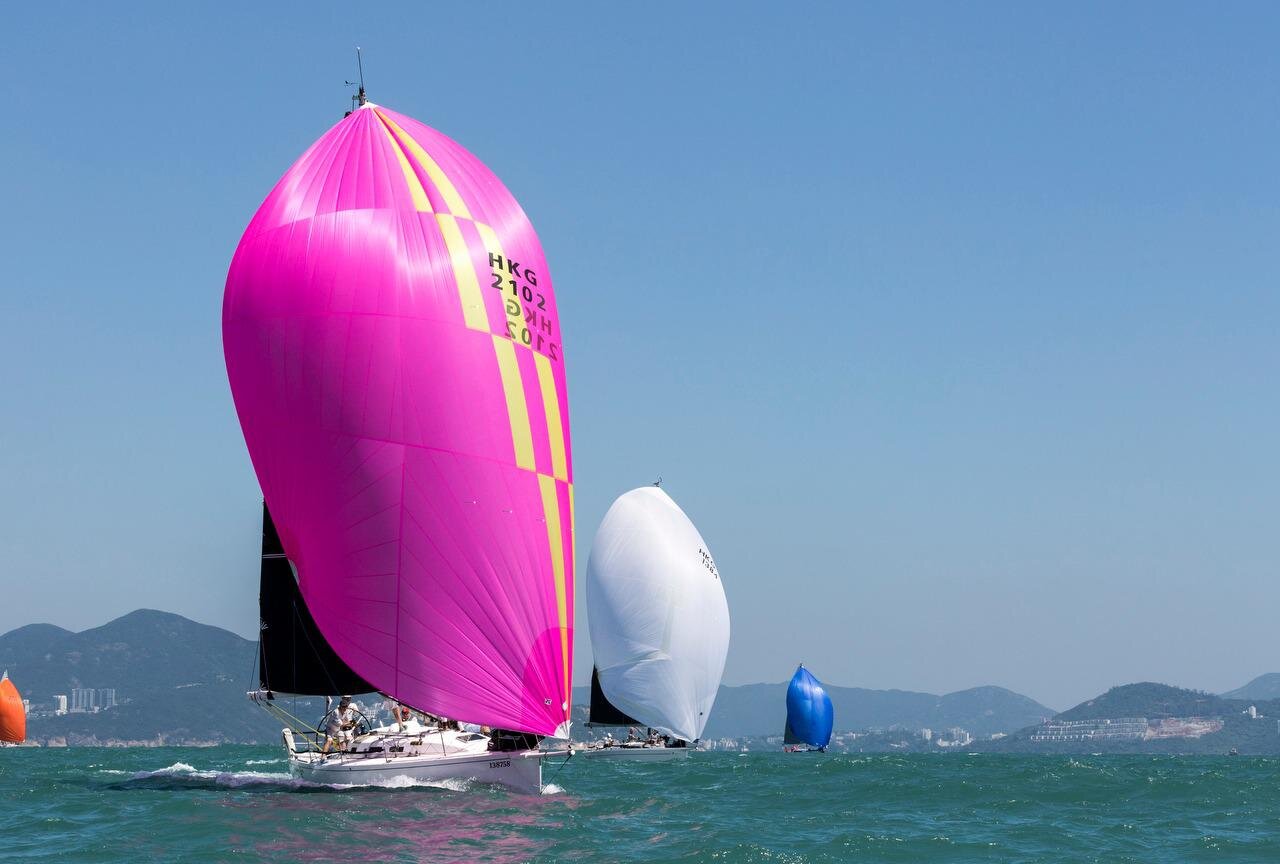 St. James's Place China Coast Regatta: Nick Southward’s J/109 WHISKEY JACK won IRC Class 3 with four firsts and two seconds. Her upwind sails are Titanium. Guy Nowell photo.