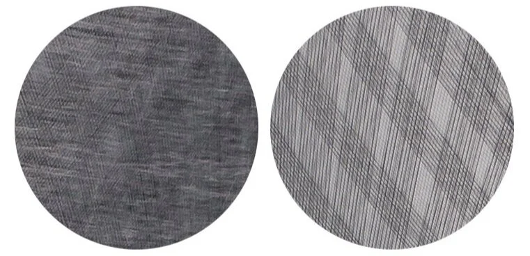 Left: LiteSkin side of the sail. Right: Load path yarn side of the sail.  Both detail images take from the X4.0 pictures shown above.