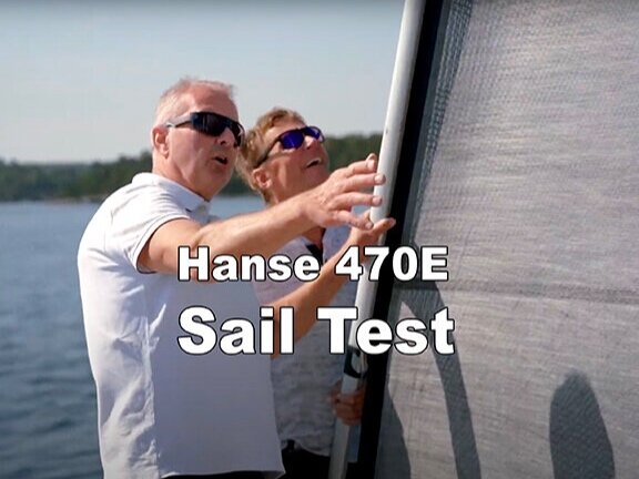 Hanse 470E Sail Test