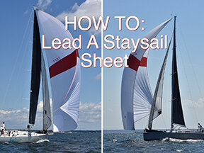 How To Lead a Staysail Sheet
