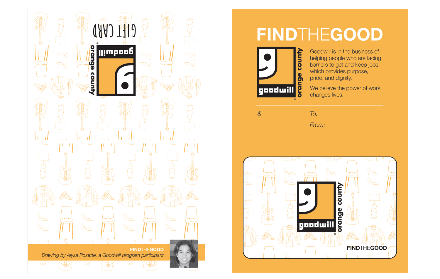 "Find The Good" gift card