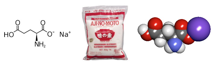 MSG. Monosodium glutamate. This unnecessarily controversial compound is naturally abundant in many foods we eat every day (see below). 