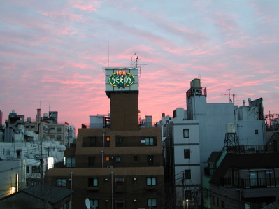 Good Old Hotel Seeds. This is a pretty common image in Japan. 