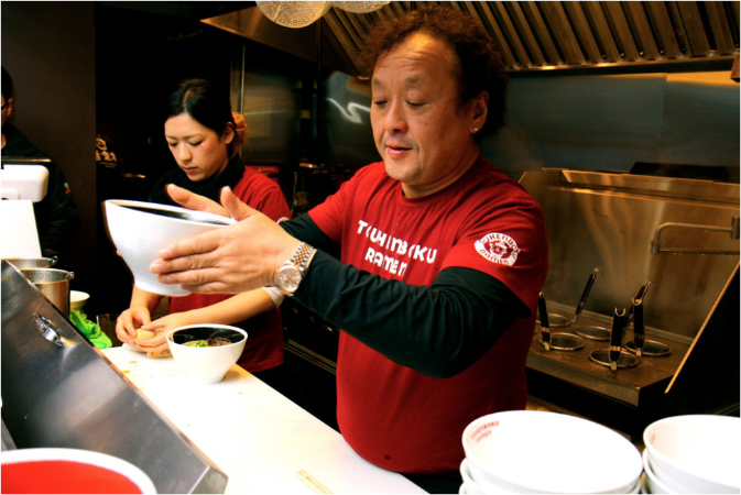 Touhenboku Ramen . Machida serves up ramen in Toronto. Image www.torontolife.com .