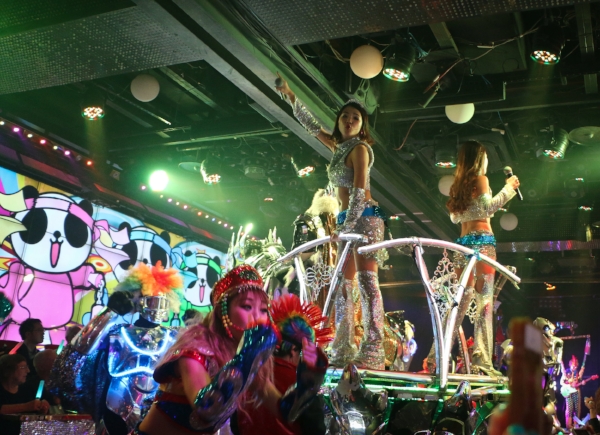 Robot Restaurant. Crazy and totally worth it. Kabuki-cho. Tokyo. 