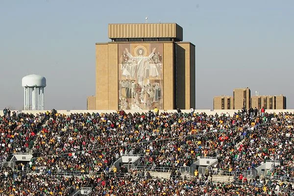 Touchdown Jesus. University of Notre Dame. Photo credit Stacy Paetz .