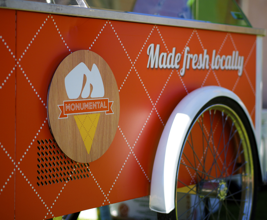 Monumental Ice Cream Cart