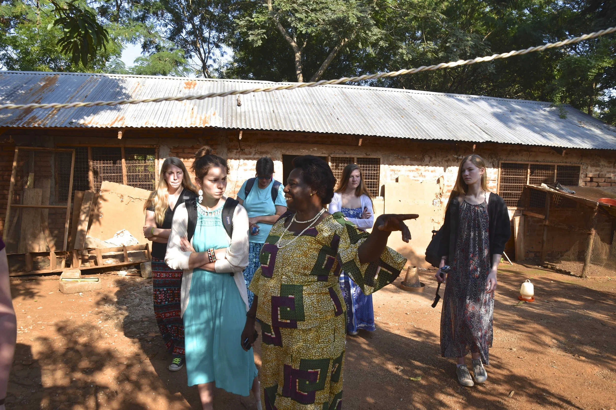 Audrey talking with Astridah in Morogoro, Tanzania 