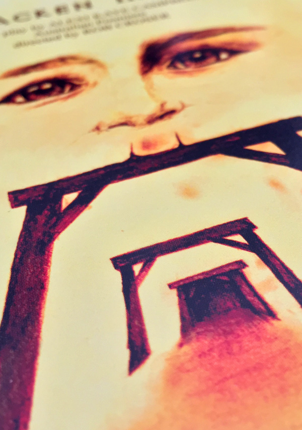 Handbill closeup photograph Bracken Moor