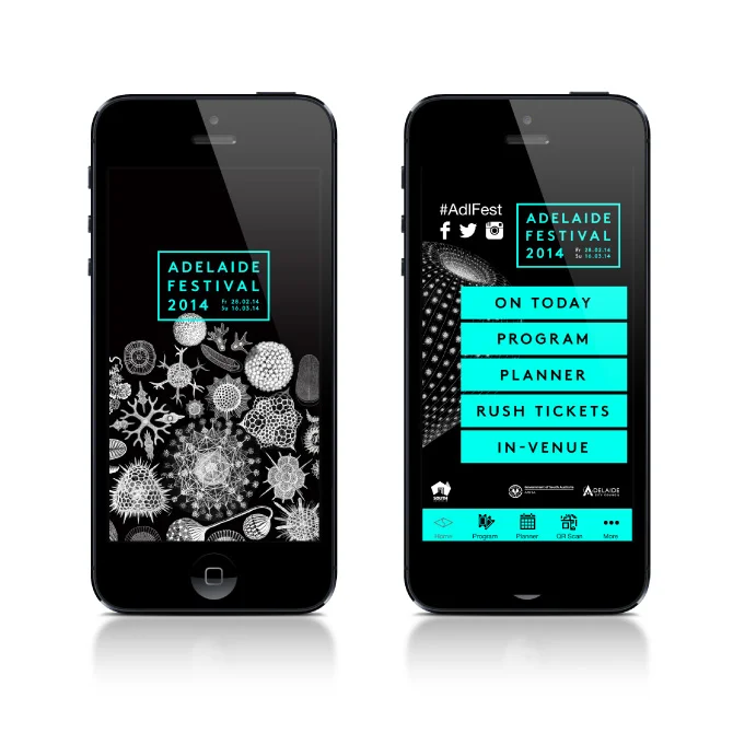 2014 Adelaide Festival app design