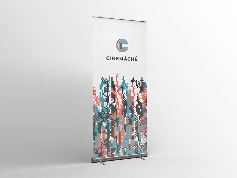 CINEMÂCHÉ pull up banner