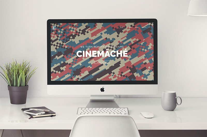 CINEMÂCHÉ landing page