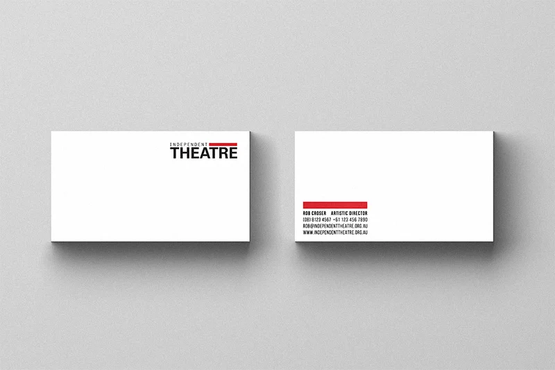 Independent Theatre business card