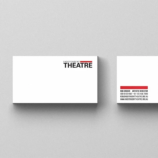 Independent Theatre business card