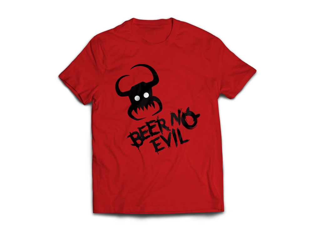 T-shirt design for Adelaide brewery Beer No Evil
