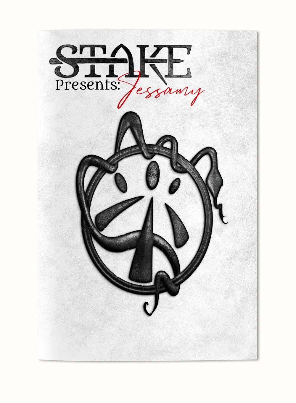 Cover design for 'Stake presents: Jessamy'