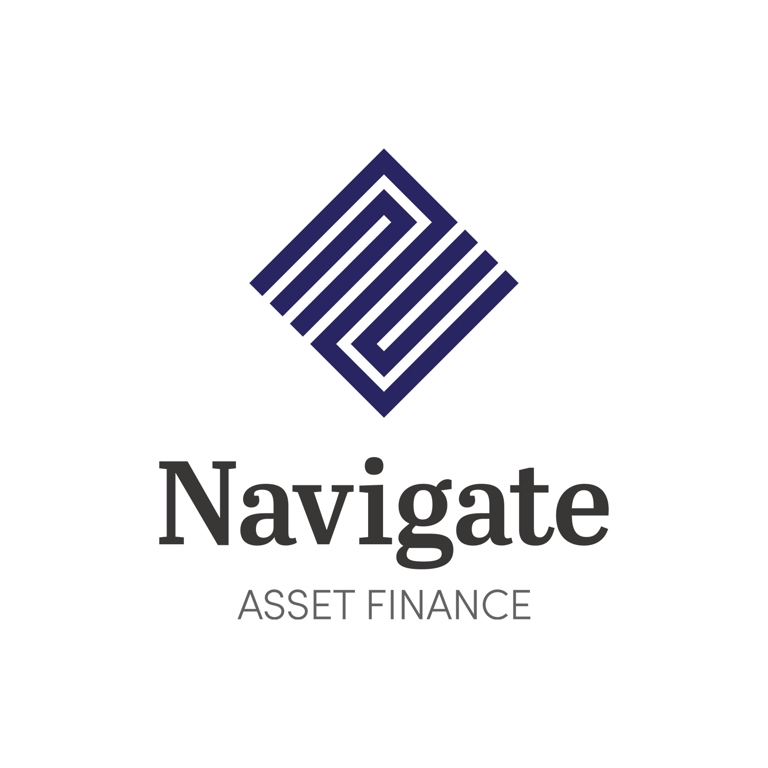 Navigate Asset Finance logo design