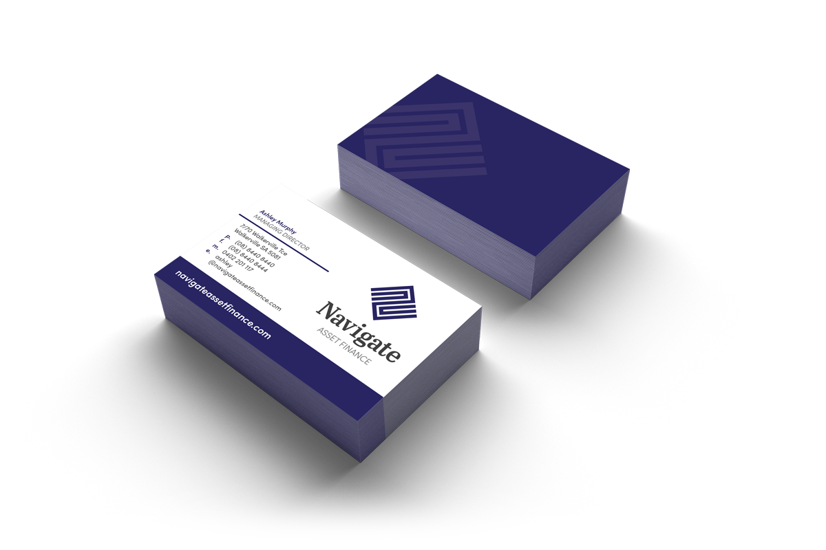 Navigate Asset Finance business card