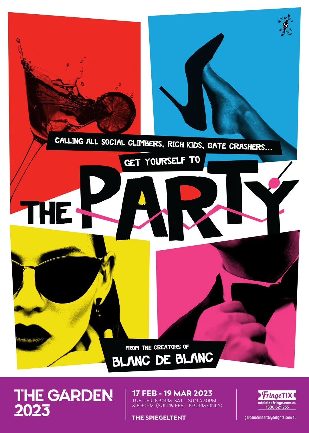 Poster design for The Party