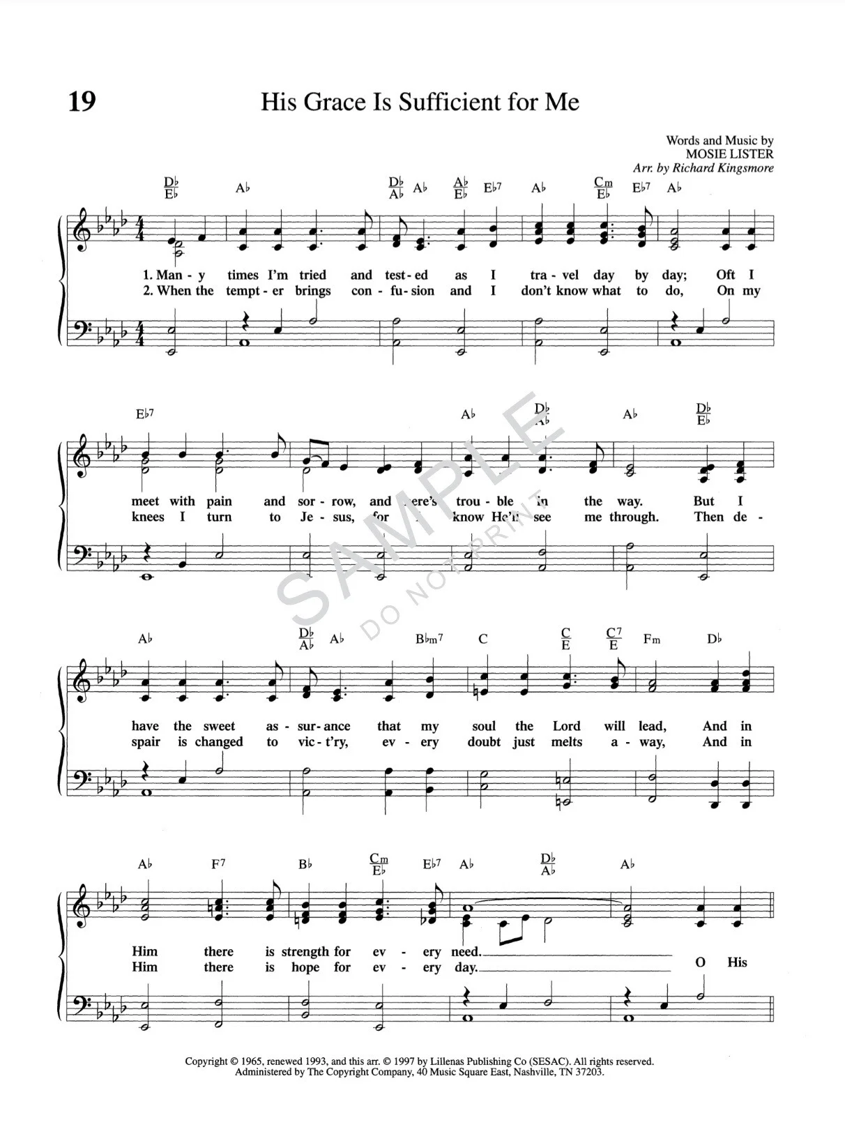 50 Best Loved Southern Gospel Favorites Piano Book by Richard Kingsmore